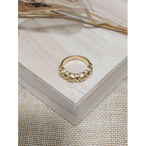 Bague en acier inoxydable R057