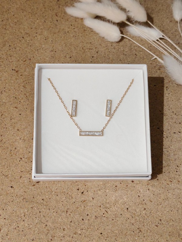 Coffret bijoux en acier inoxydable C032