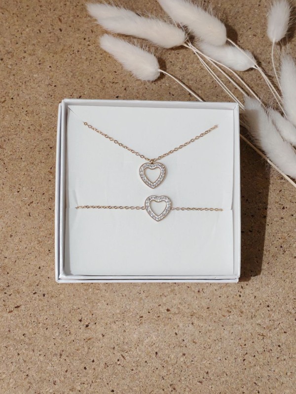 Coffret bijoux en acier inoxydable C034