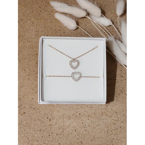 Coffret bijoux en acier inoxydable C034