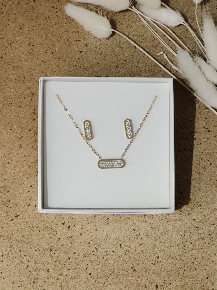 Coffret bijoux en acier inoxydable C035