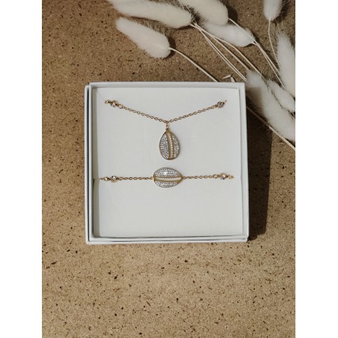 Coffret bijoux en acier inoxydable C037