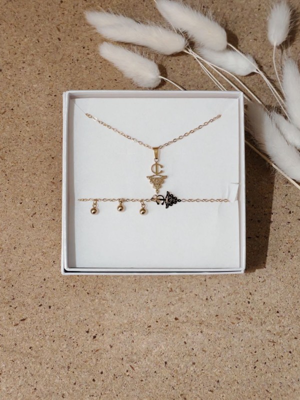 Coffret bijoux en acier inoxydable C040