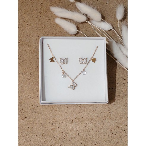 Coffret bijoux en acier inoxydable C041