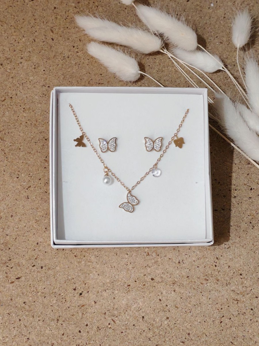 Coffret bijoux en acier inoxydable C041