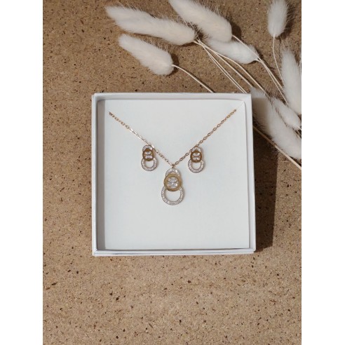 Coffret bijoux en acier inoxydable C043