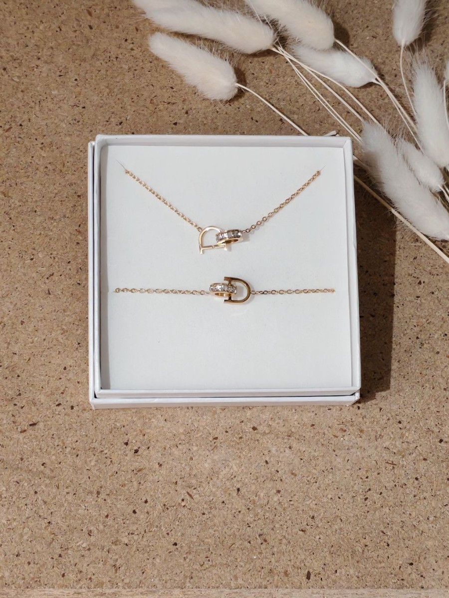 Coffret bijoux en acier inoxydable C044