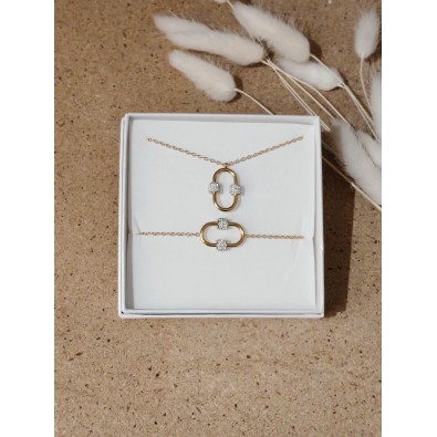 Coffret bijoux en acier...
