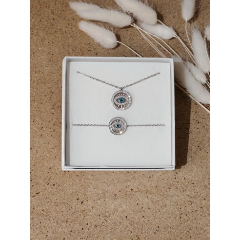 Coffret bijoux en acier inoxydable C047