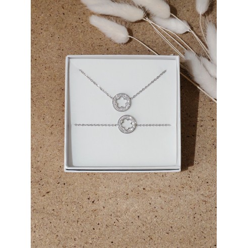 Coffret bijoux en acier inoxydable C048