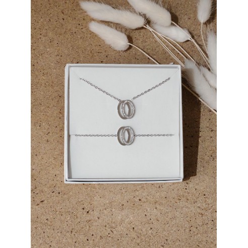 Coffret bijoux en acier inoxydable C049