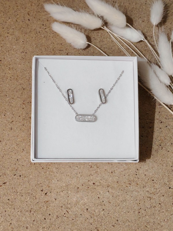 Coffret bijoux en acier inoxydable C050