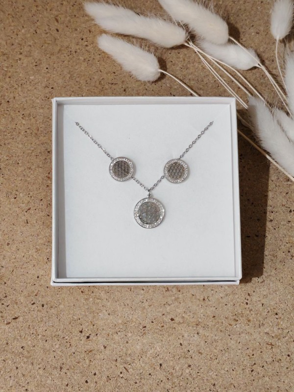 Coffret bijoux en acier inoxydable C051