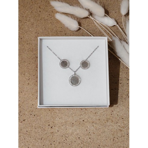 Coffret bijoux en acier inoxydable C051