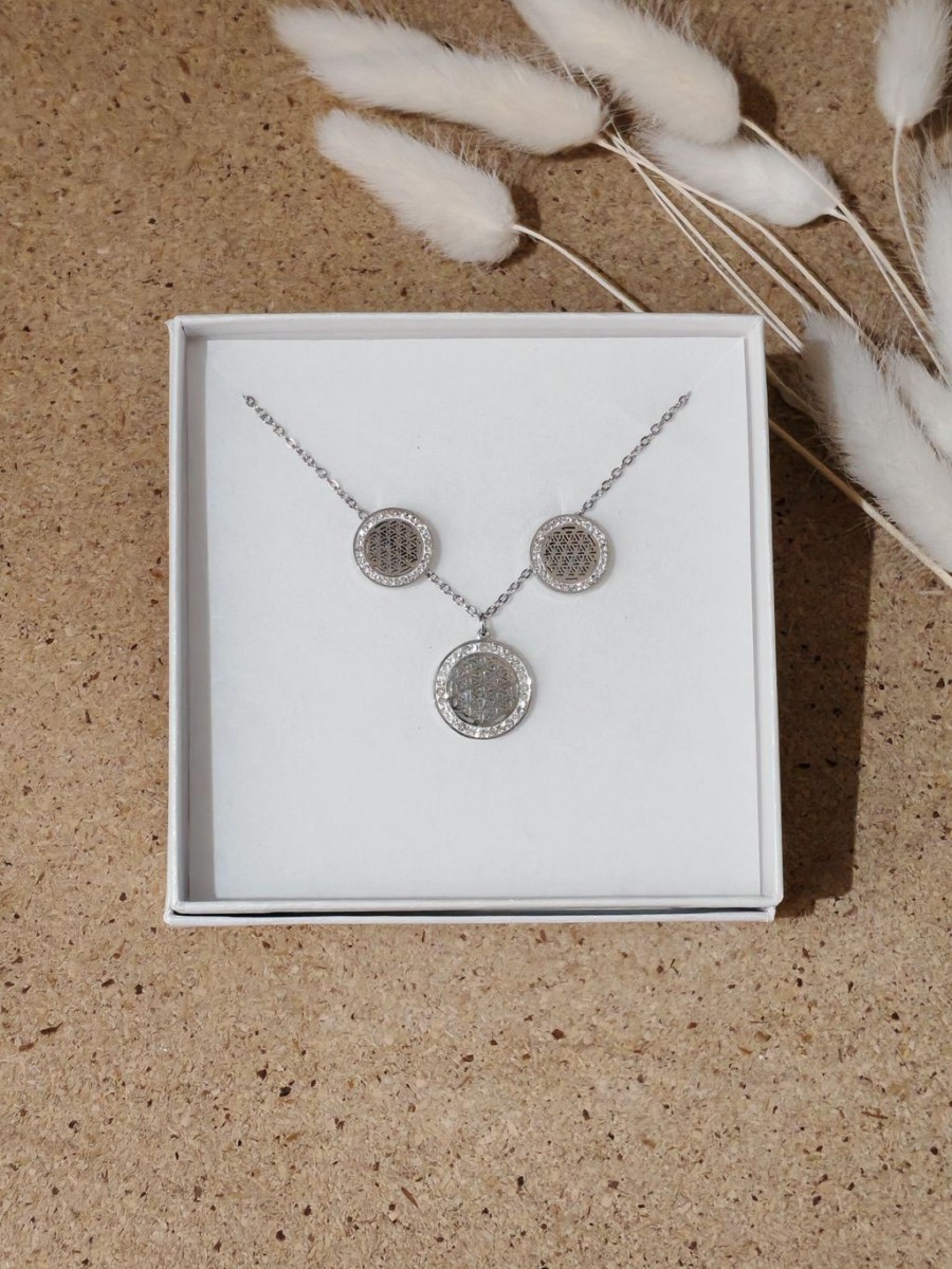 Coffret bijoux en acier inoxydable C051
