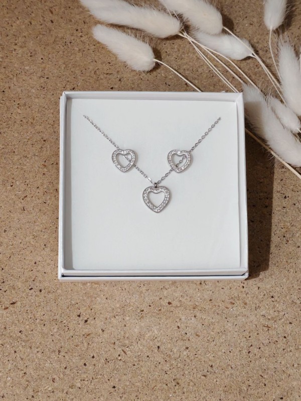 Coffret bijoux en acier inoxydable C052