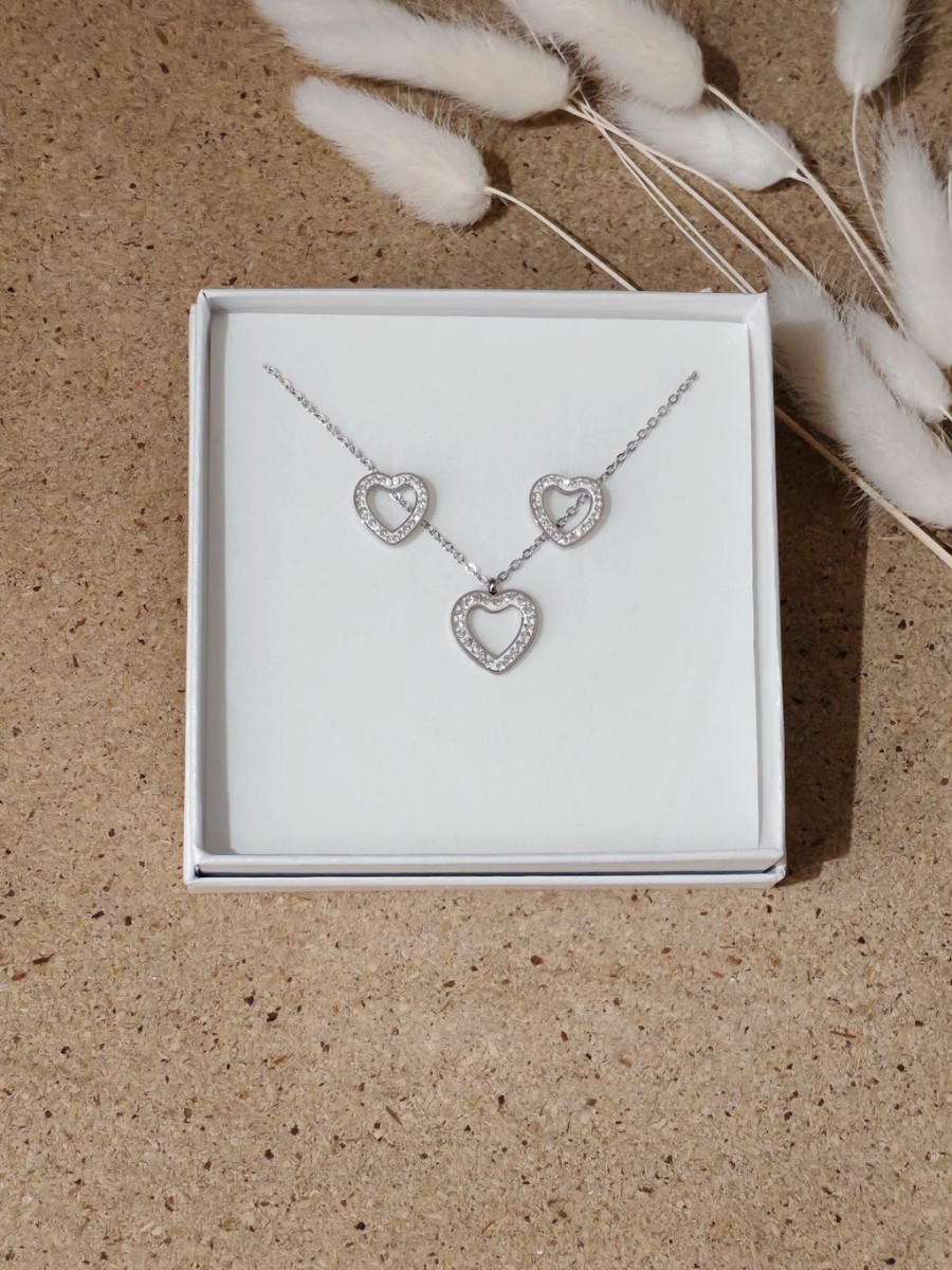 Coffret bijoux en acier inoxydable C052