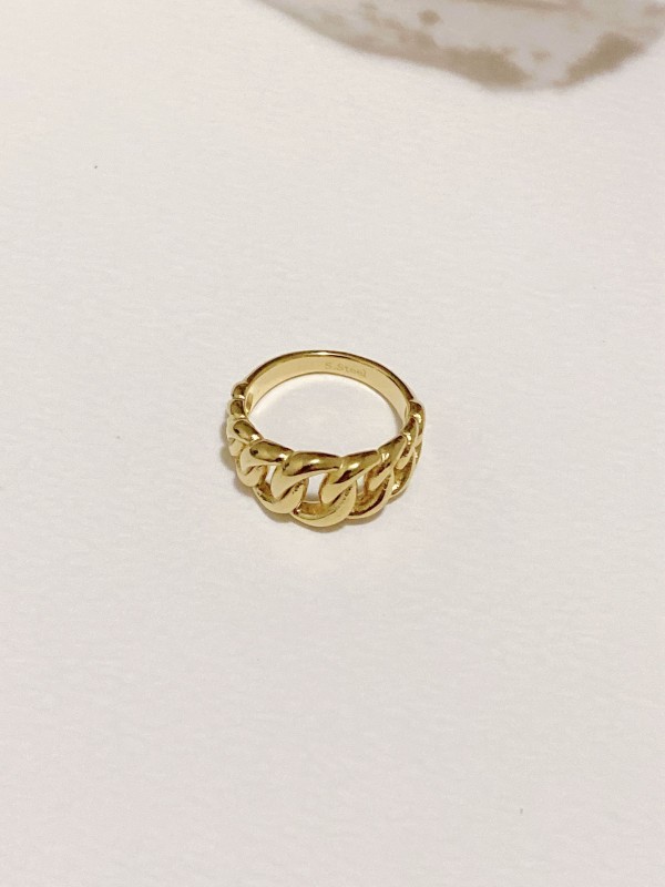Bague en acier inoxydable R058