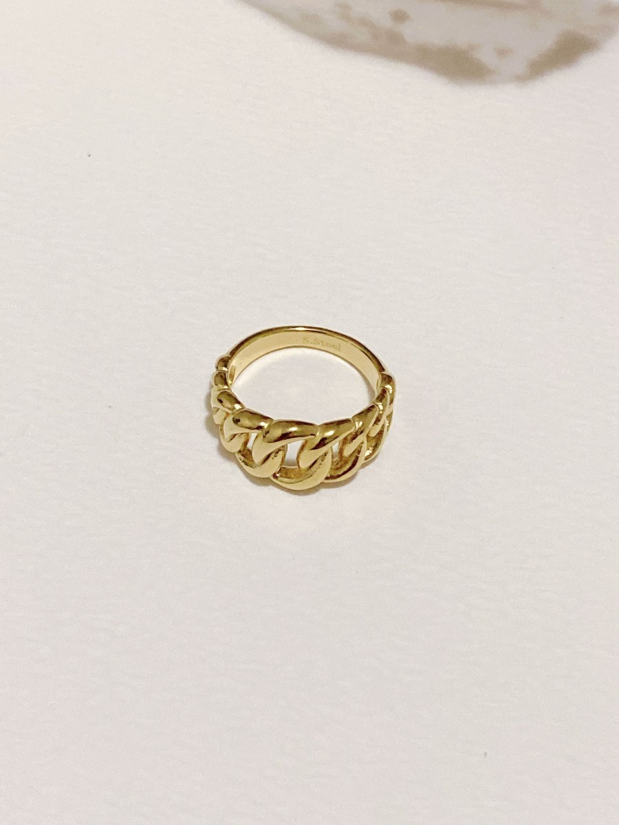 Bague en acier inoxydable R058