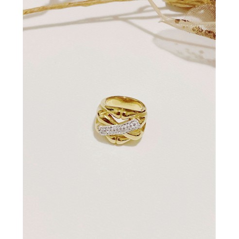 Bague en acier inoxydable R060