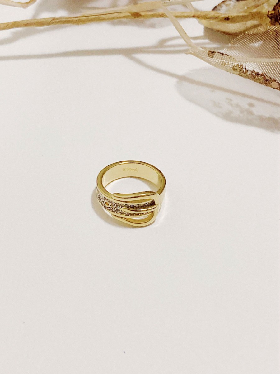 Bague en acier inoxydable R063