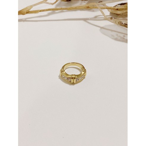 Bague en acier inoxydable R064