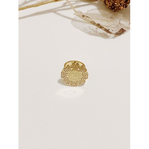 Bague en acier inoxydable R066