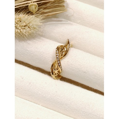 Bague en acier inoxydable R071