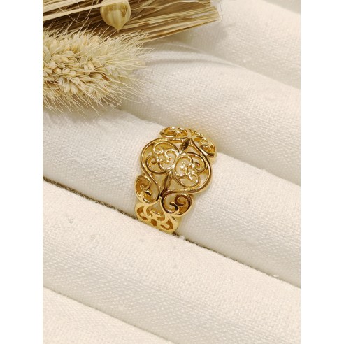 Bague en acier inoxydable R072