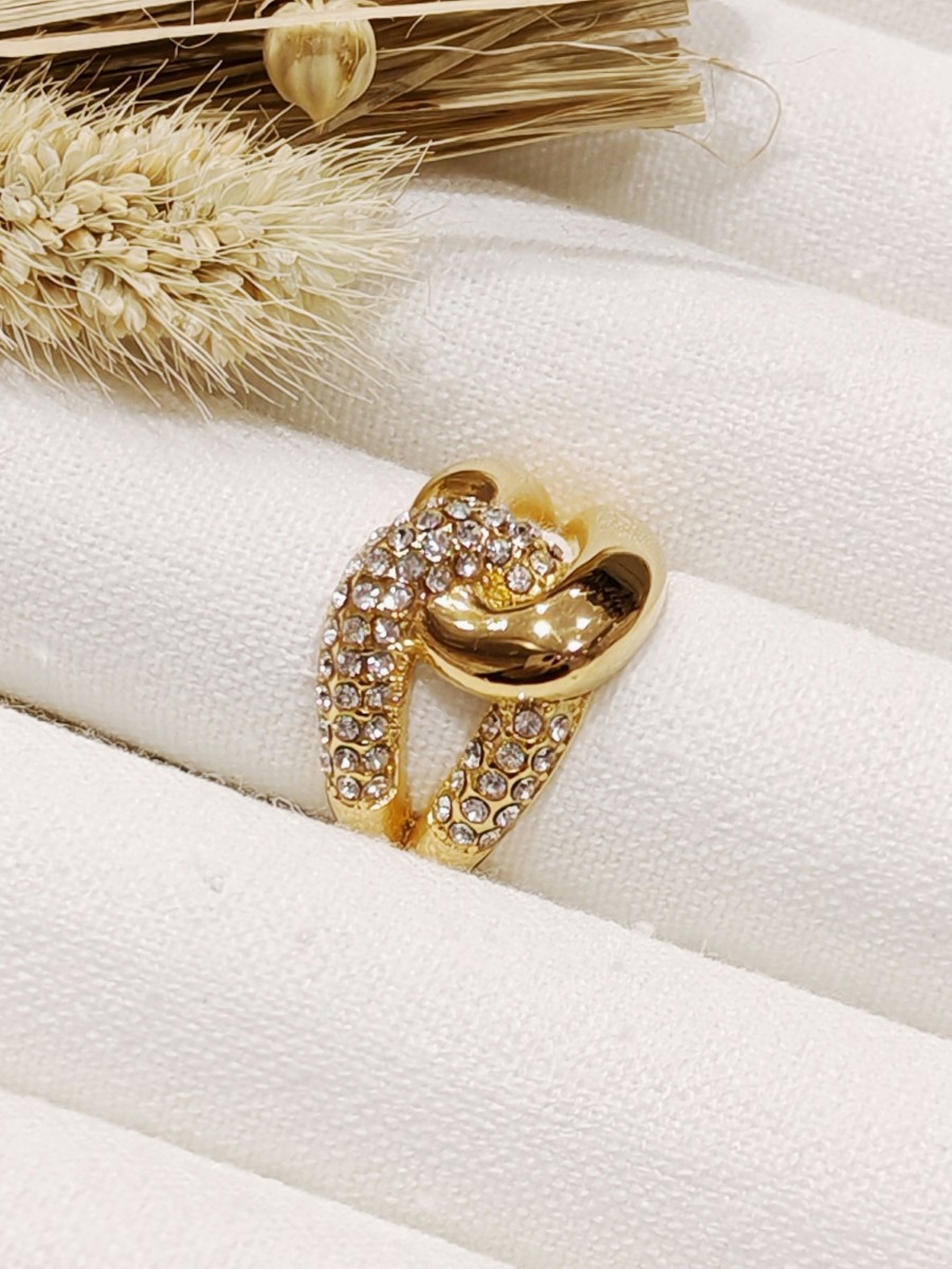 Bague en acier inoxydable R076