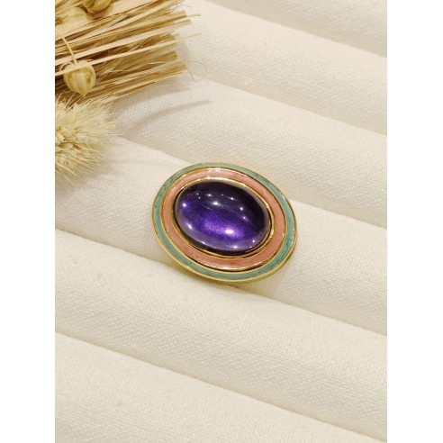 Bague en acier inoxydable R084
