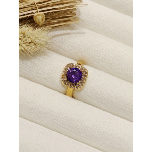 Bague en acier inoxydable R089