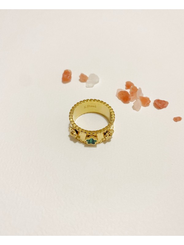 Bague en acier inoxydable R091