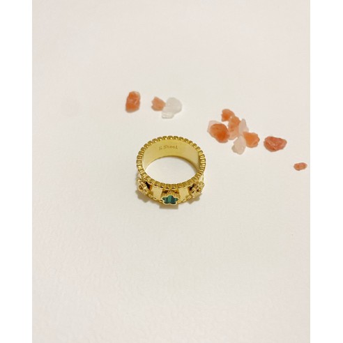 Bague en acier inoxydable R091