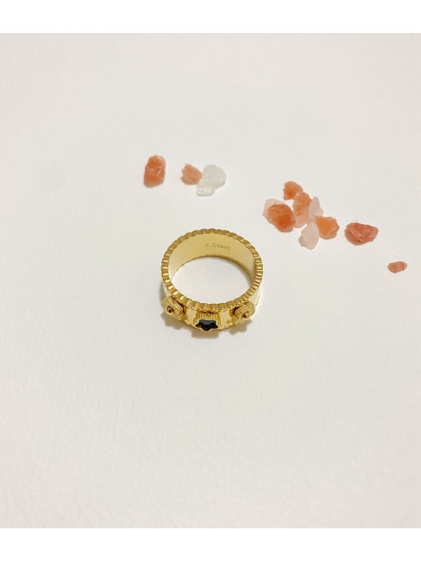 Bague en acier inoxydable R092