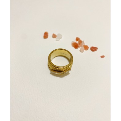 Bague en acier inoxydable R096