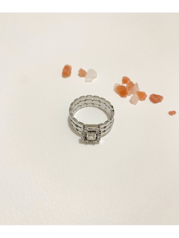 Bague en acier inoxydable R099