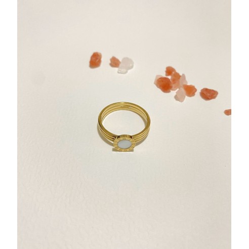 Bague en acier inoxydable R106