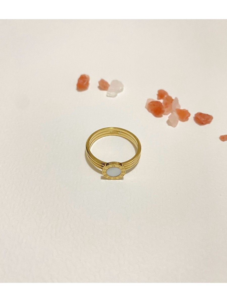Bague en acier inoxydable R106