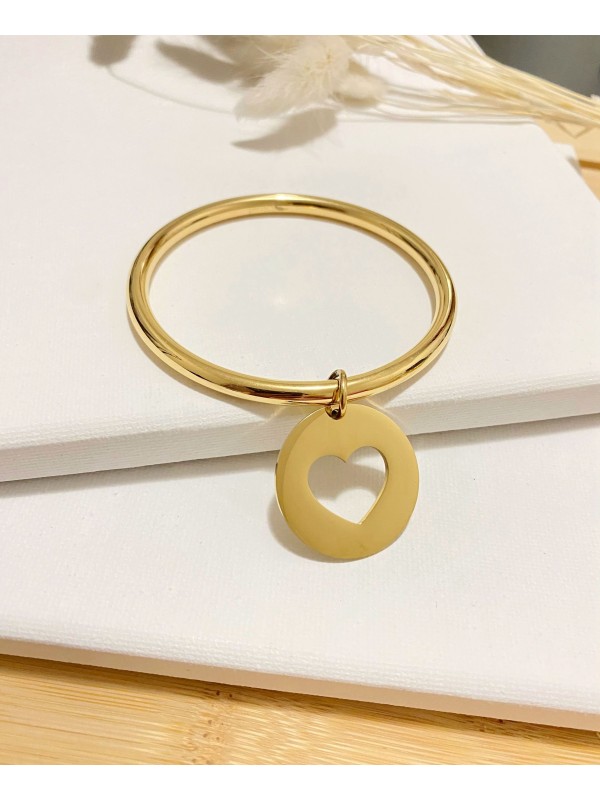 Bracelet jonc acier inoxydable J008