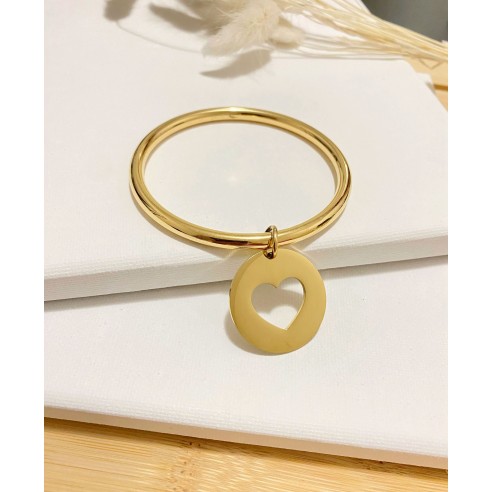Bracelet jonc acier inoxydable J008