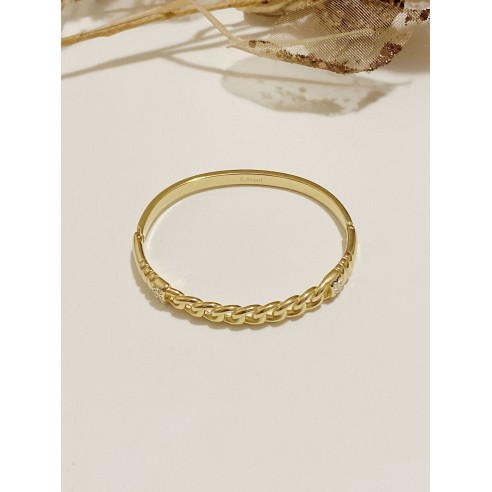 Bracelet jonc acier inoxydable J014