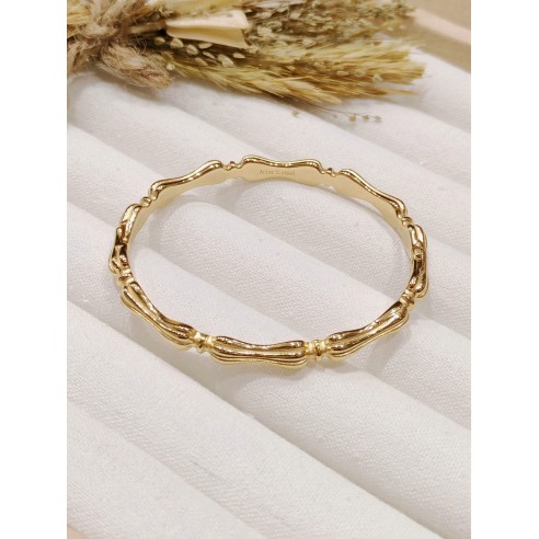 Bracelet jonc acier inoxydable J021