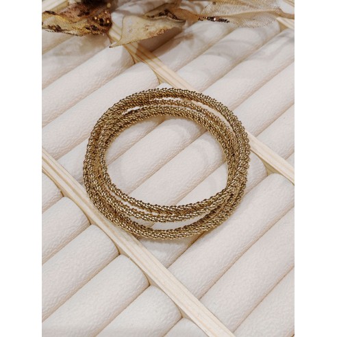 Lot de 7pcs bracelets en acier J029