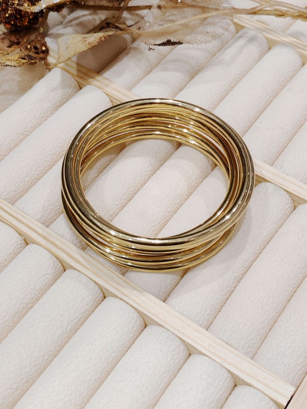 Lot de 7pcs bracelets en acier J032