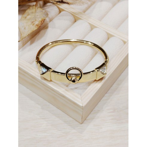 Bracelet jonc acier inoxydable J036