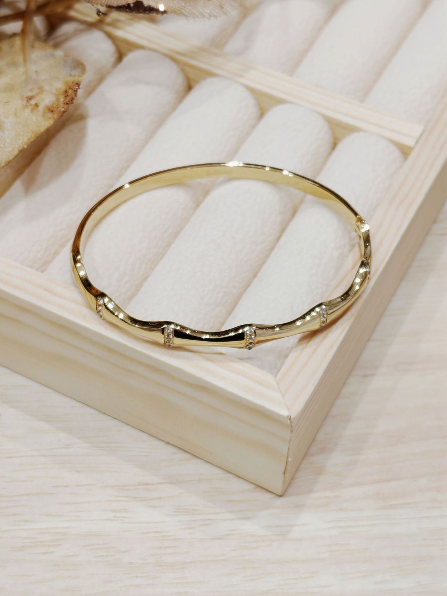 Bracelet jonc acier inoxydable J037