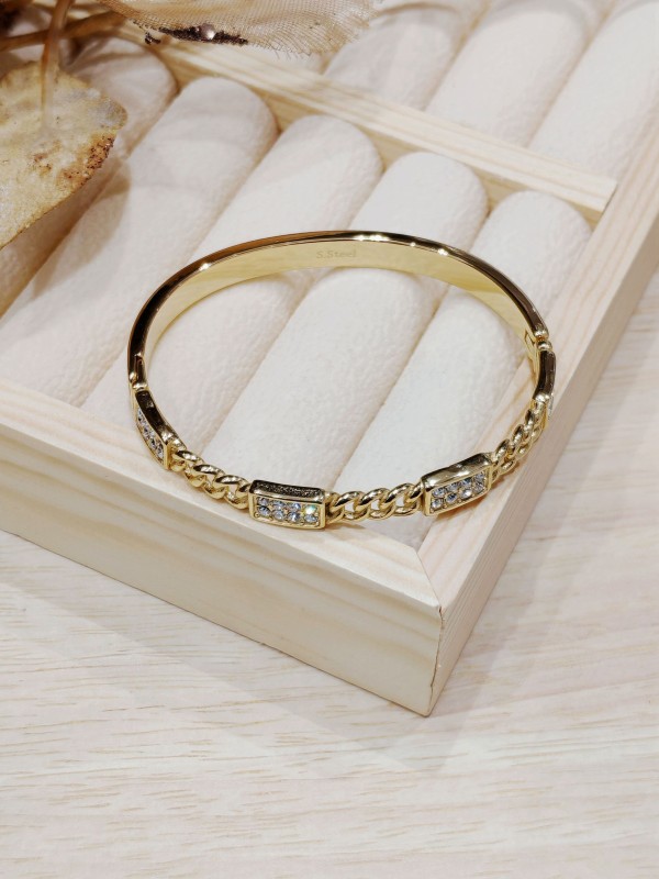 Bracelet jonc acier inoxydable J040