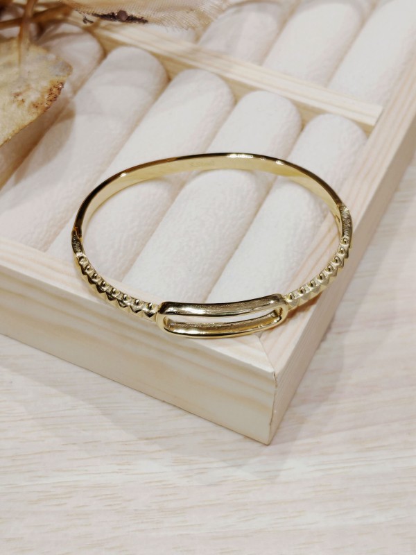 Bracelet jonc acier inoxydable J041