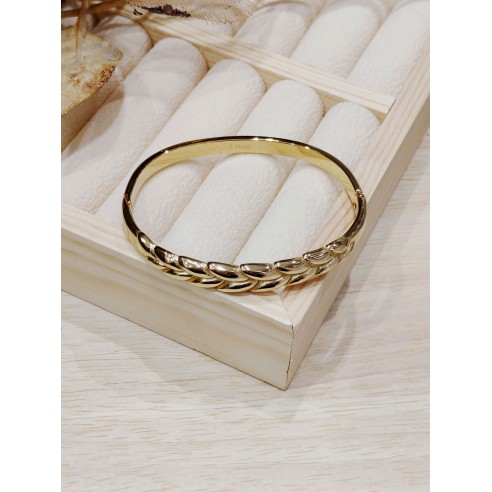 Bracelet jonc acier inoxydable J042